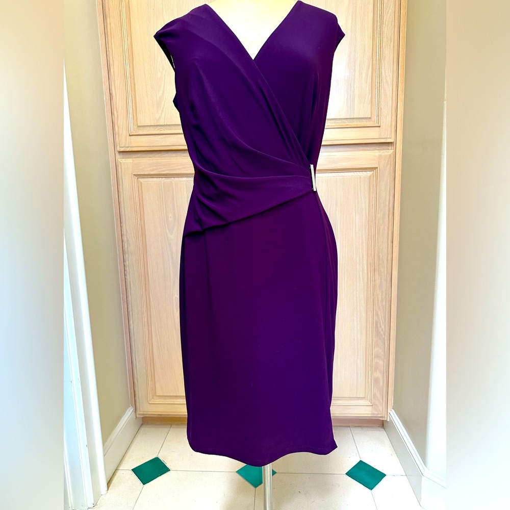 Elegant Purple Women's Dress